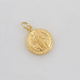 Dije San Benito 0.7g / 3/4 in Oro Amarillo 18K