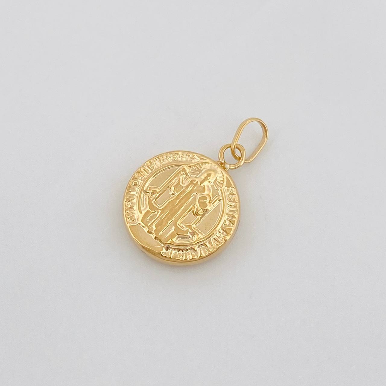 Dije San Benito 0.7g / 3/4 in Oro Amarillo 18K
