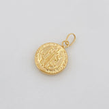 Dije San Benito 0.7g / 3/4 in Oro Amarillo 18K