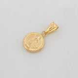 Dije San Benito 0.7g / 3/4 in Oro Amarillo 18K