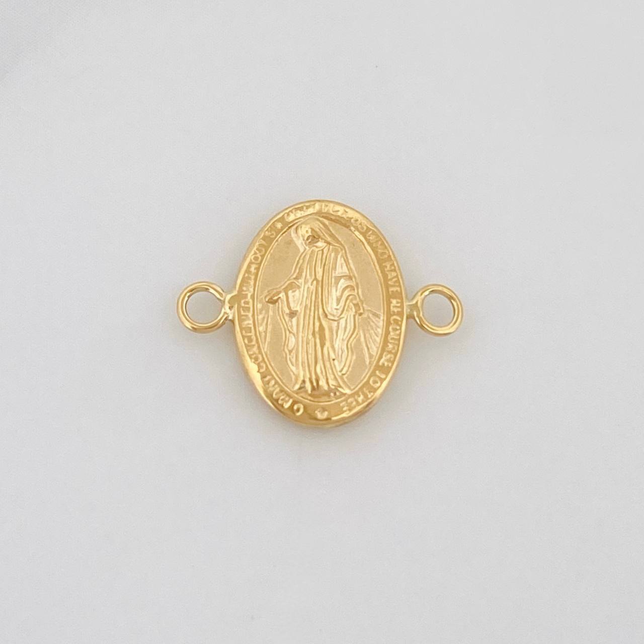 Herraje Virgen Milagrosa 0.55g / 1/2 in Oro Amarillo 18K