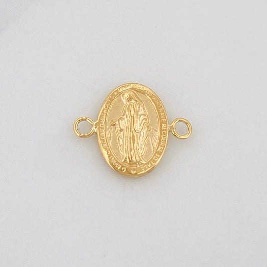 Charm Miraculous Virgin 0.55g / 1/2 in 18K Yellow Gold