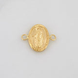Herraje Virgen Milagrosa 0.55g / 1/2 in Oro Amarillo 18K