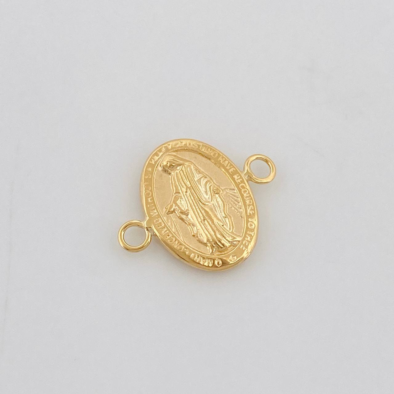 Herraje Virgen Milagrosa 0.55g / 1/2 in Oro Amarillo 18K