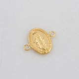 Herraje Virgen Milagrosa 0.55g / 1/2 in Oro Amarillo 18K