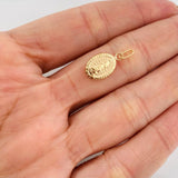 Pendant Virgin of Guadalupe 0.65g / 3/4 in Yellow Gold 18K