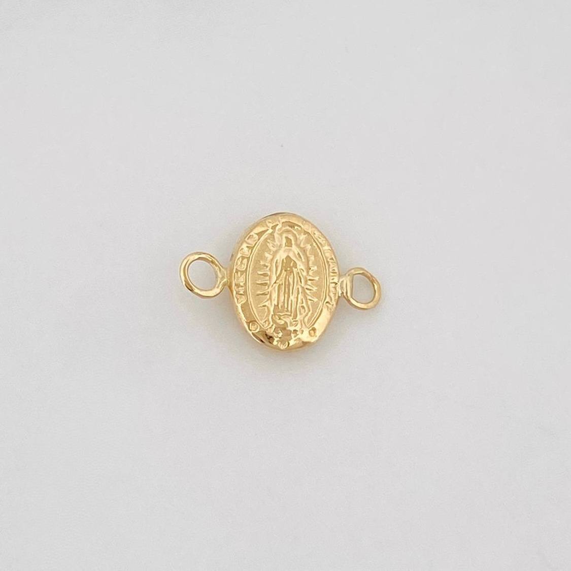 Herraje Virgen de Guadalupe 0.25g / 1/2 in Oro Amarillo 18K