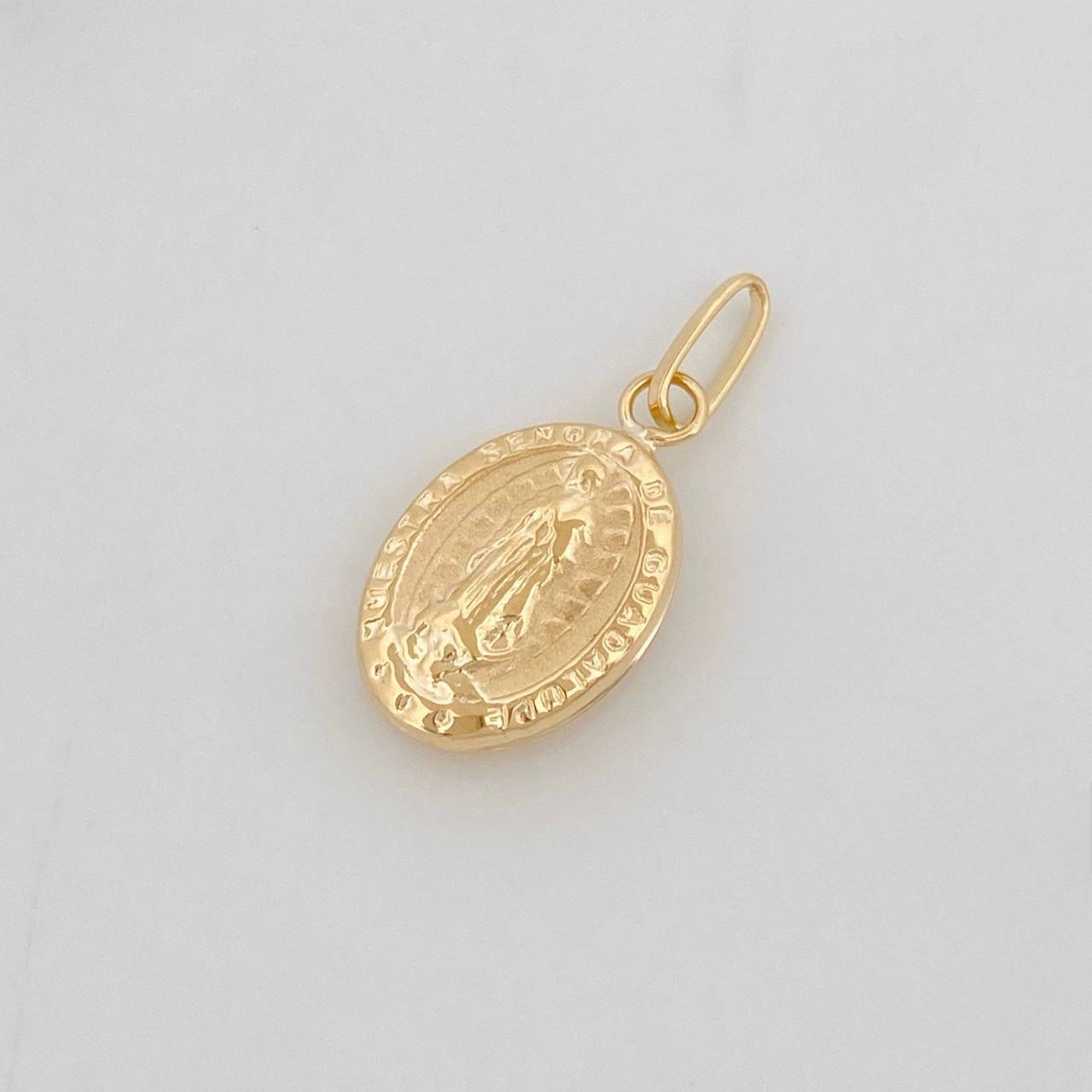 Pendant Virgin of Guadalupe 0.65g / 3/4 in Yellow Gold 18K