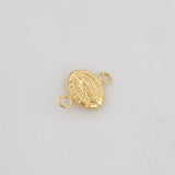 Herraje Virgen de Guadalupe 0.25g / 1/2 in Oro Amarillo 18K