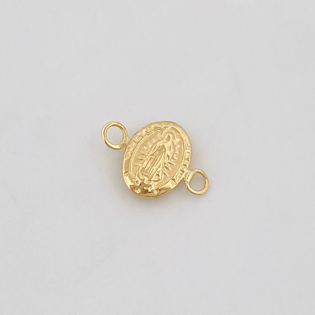 Herraje Virgen de Guadalupe 0.25g / 1/2 in Oro Amarillo 18K