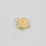 Herraje Virgen de Guadalupe 0.25g / 1/2 in Oro Amarillo 18K
