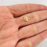 Herraje Virgen de Guadalupe 0.25g / 1/2 in Oro Amarillo 18K