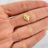 Herraje Virgen del Carmen 0.45g / 1/2 in Oro Amarillo 18K