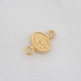 Herraje Virgen del Carmen 0.3g / 1/2 in Oro Amarillo 18K