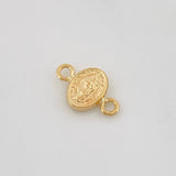 Herraje Virgen del Carmen 0.3g / 1/2 in Oro Amarillo 18K