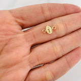 Herraje Virgen del Carmen 0.3g / 1/2 in Oro Amarillo 18K