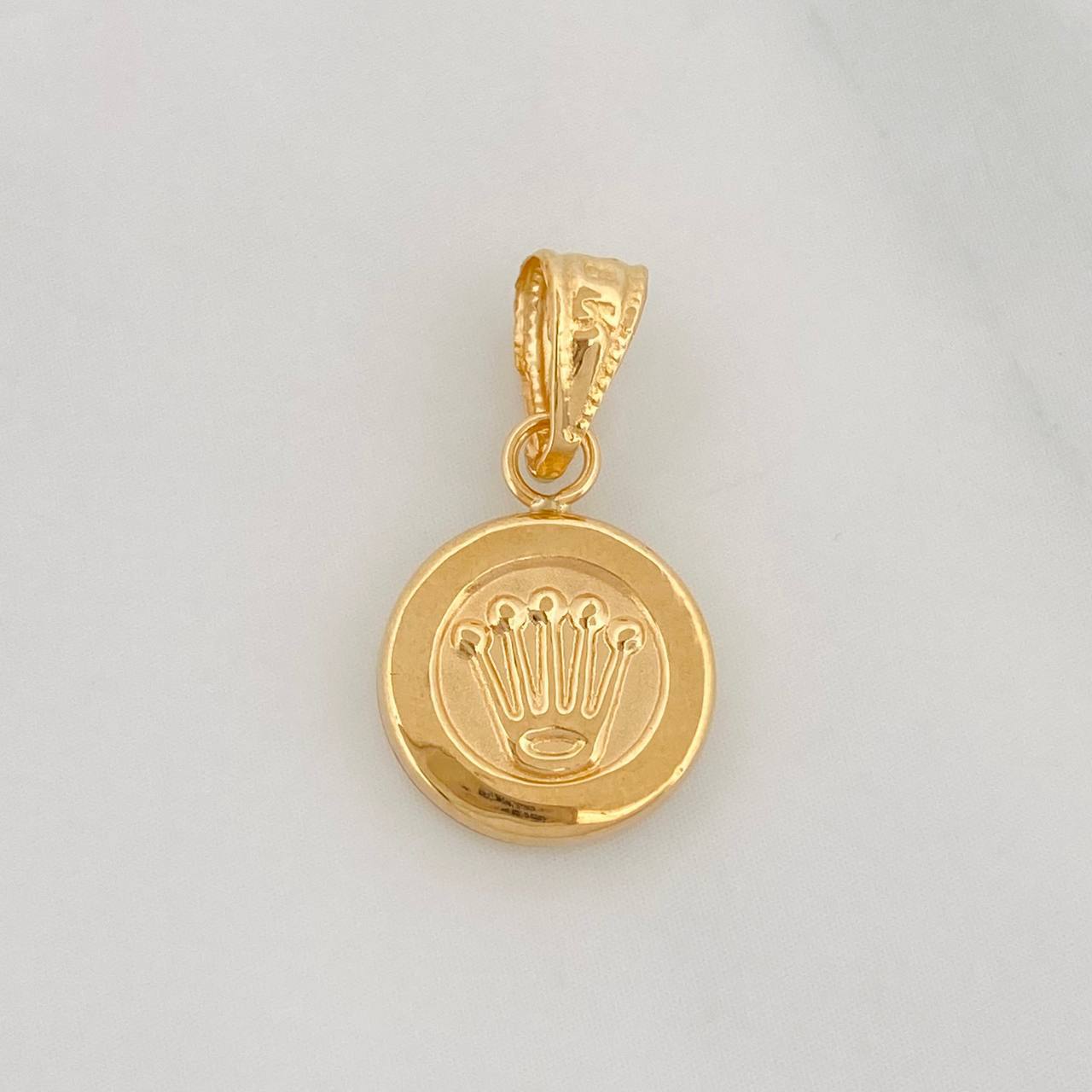 Dije Corona 1.05g / 3/4 in Oro Amarillo 18K