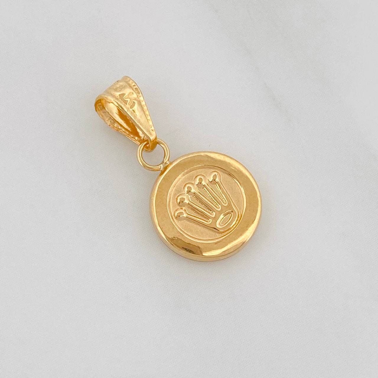 Dije Corona 1.05g / 3/4 in Oro Amarillo 18K