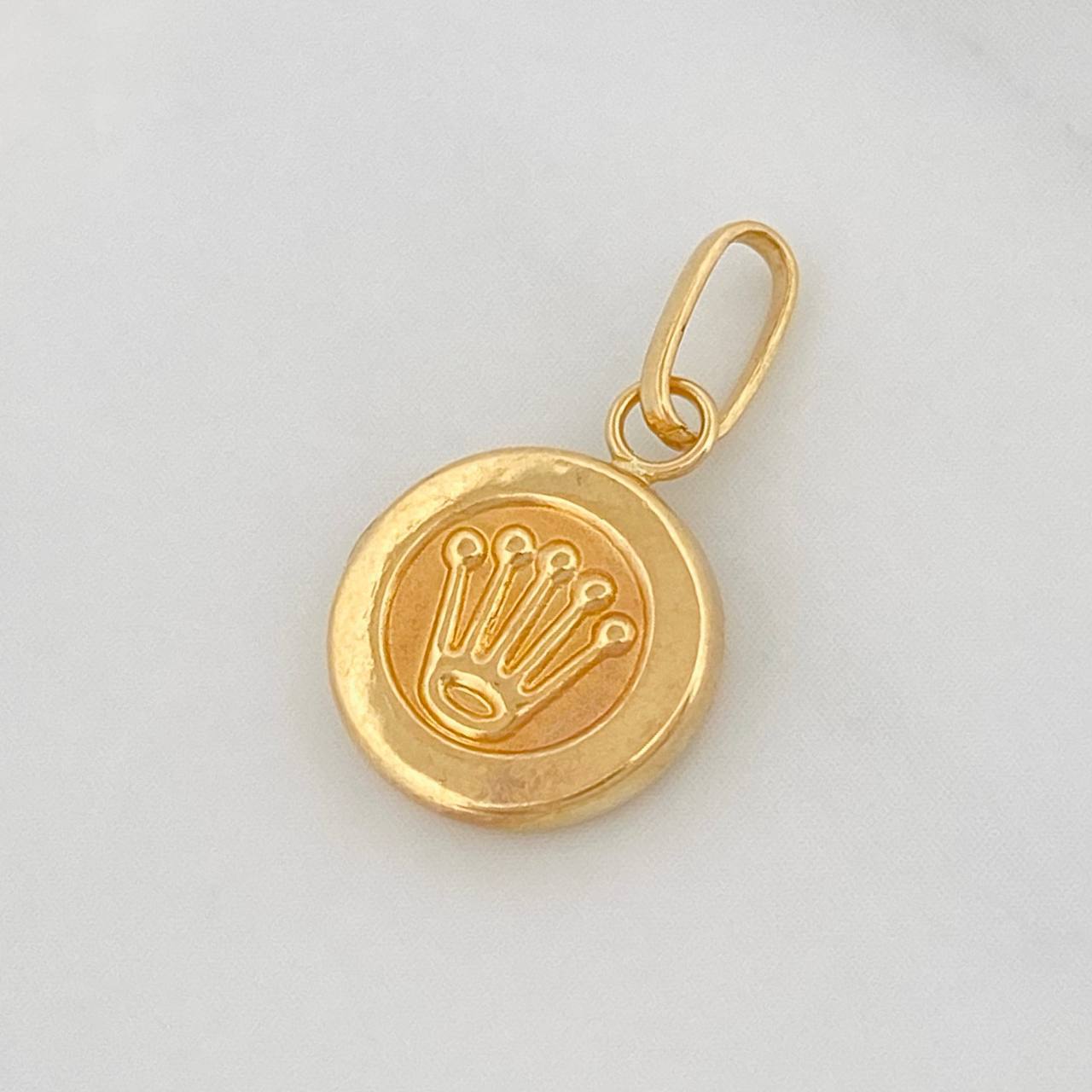 Pendant Crown 0.95g / 3/4 in Yellow Gold 18K