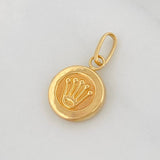 Pendant Crown 0.95g / 3/4 in Yellow Gold 18K