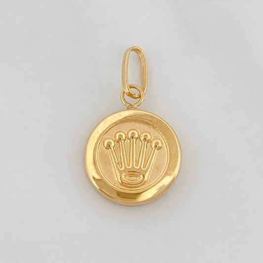 Pendant Crown 0.6g / 1 1/4 in 18K Yellow Gold