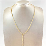 Rosary Cross Virgin Miraculous 6.7gr / 19.7in / 18K Gold