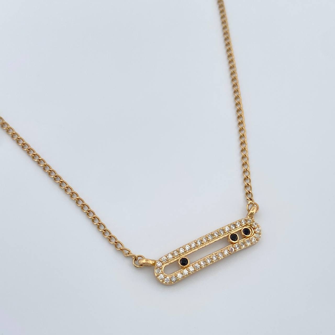 Cadena MSK 3.7gr / 15 3/4 in / 1.45mm Oro Amarillo 18K &