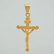 Dije Cruz Cristo 3.45gr / 1 3/4 in / Oro Amarillo 18K $