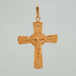 Dije Cruz Cristo 1.85gr / 1 3/4 in / Oro Rosa 18K $