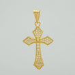 Dije Cruz Gotica 1.9gr / 1 1/2 in / Oro Amarillo 18K $