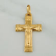 Dije Cruz Cristo 1.7gr / 1 1/2 in / Oro Amarillo 18K $