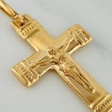 Dije Cruz Cristo 1.7gr / 1 1/2 in / Oro Amarillo 18K $