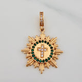 Dije Fragmento Cruz 1.9gr / 1 in / Oro Amarillo 18K $