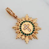 Dije Fragmento Cruz 1.9gr / 1 in / Oro Amarillo 18K $
