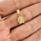 Dije Herradura Caballo 0.6gr / 3/4 in / Oro Amarillo 18K &