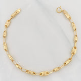 Pulso Rustico Corona 4.1g / 7 3/4 in / 4.1mm Oro Amarillo 18K