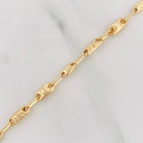 Pulso Rustico Corona 4.1g / 7 3/4 in / 4.1mm Oro Amarillo 18K