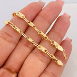 Pulso Rustico Corona 4.1g / 7 3/4 in / 4.1mm Oro Amarillo 18K