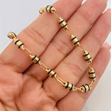 Cadena Rustica Barril 13.65g / 24 in / 4.4mm Oro Amarillo 18K
