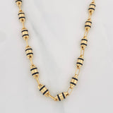 Cadena Rustica Barril 13.65g / 24 in / 4.4mm Oro Amarillo 18K