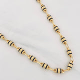 Cadena Rustica Barril 13.65g / 24 in / 4.4mm Oro Amarillo 18K