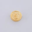Herraje San Miguel Arcángel Mate 0.7g / 1/2 in Oro Amarillo 18K