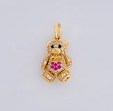 Dije Oso 2.65g / 3/4 in Oro Amarillo 18K