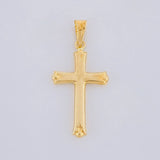 Dije Cruz Cuatro Destellos 0.95g / 1 1/2 in Oro Amarillo 18K