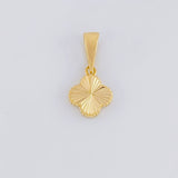 Dije Trébol Diamantado 1.15g / 3/4 in Oro Amarillo 18K