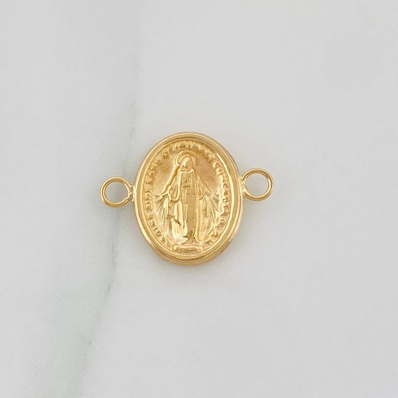 Herraje Virgen Milagrosa 0.6g / 1/2 in Oro Amarillo 18K