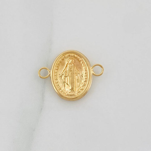 Charm Miraculous Virgin 0.6g / 1/2 in Yellow Gold 18K