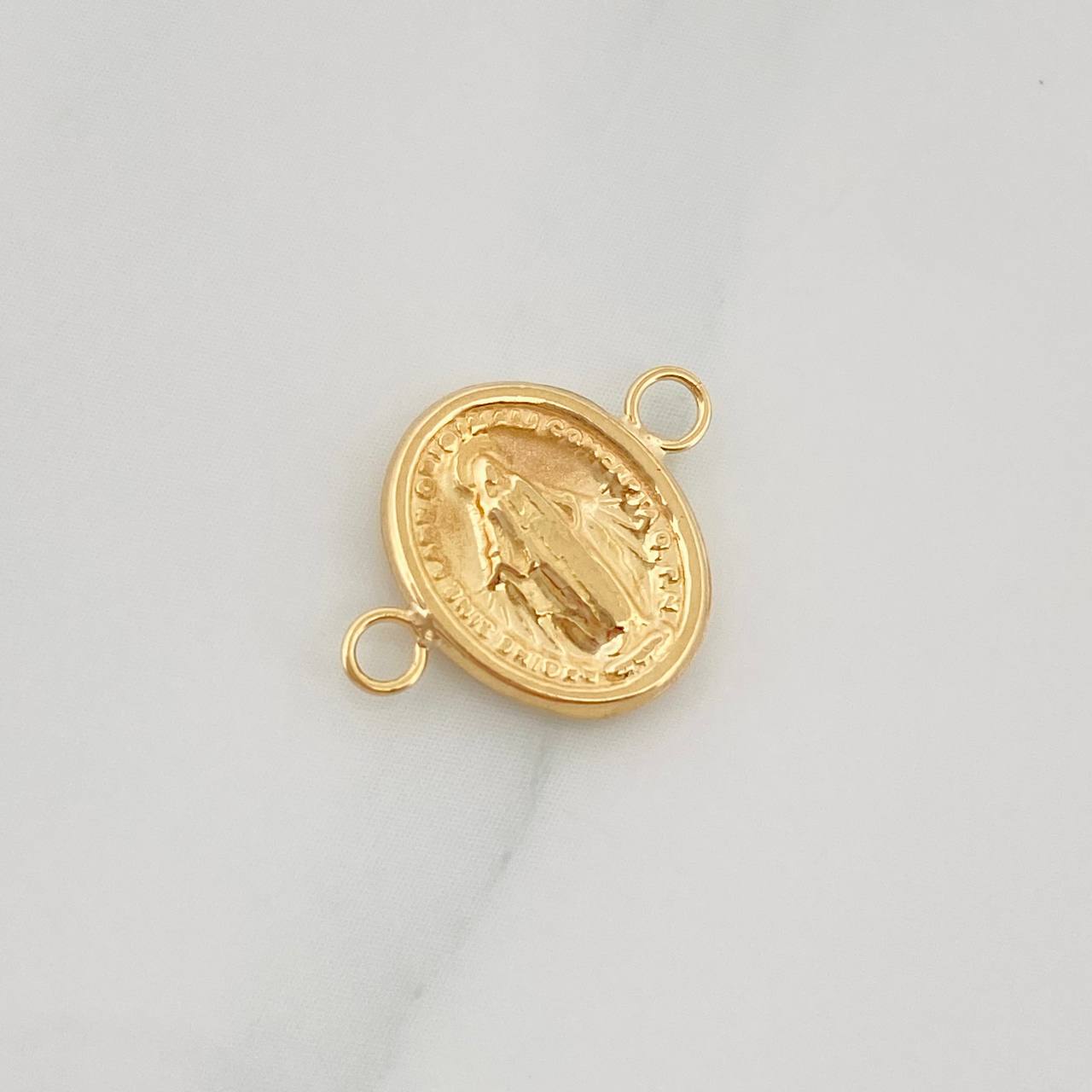 Herraje Virgen Milagrosa 0.6g / 1/2 in Oro Amarillo 18K