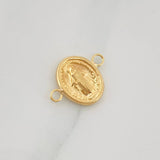 Herraje Virgen Milagrosa 0.6g / 1/2 in Oro Amarillo 18K