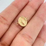 Herraje Virgen Milagrosa 0.6g / 1/2 in Oro Amarillo 18K